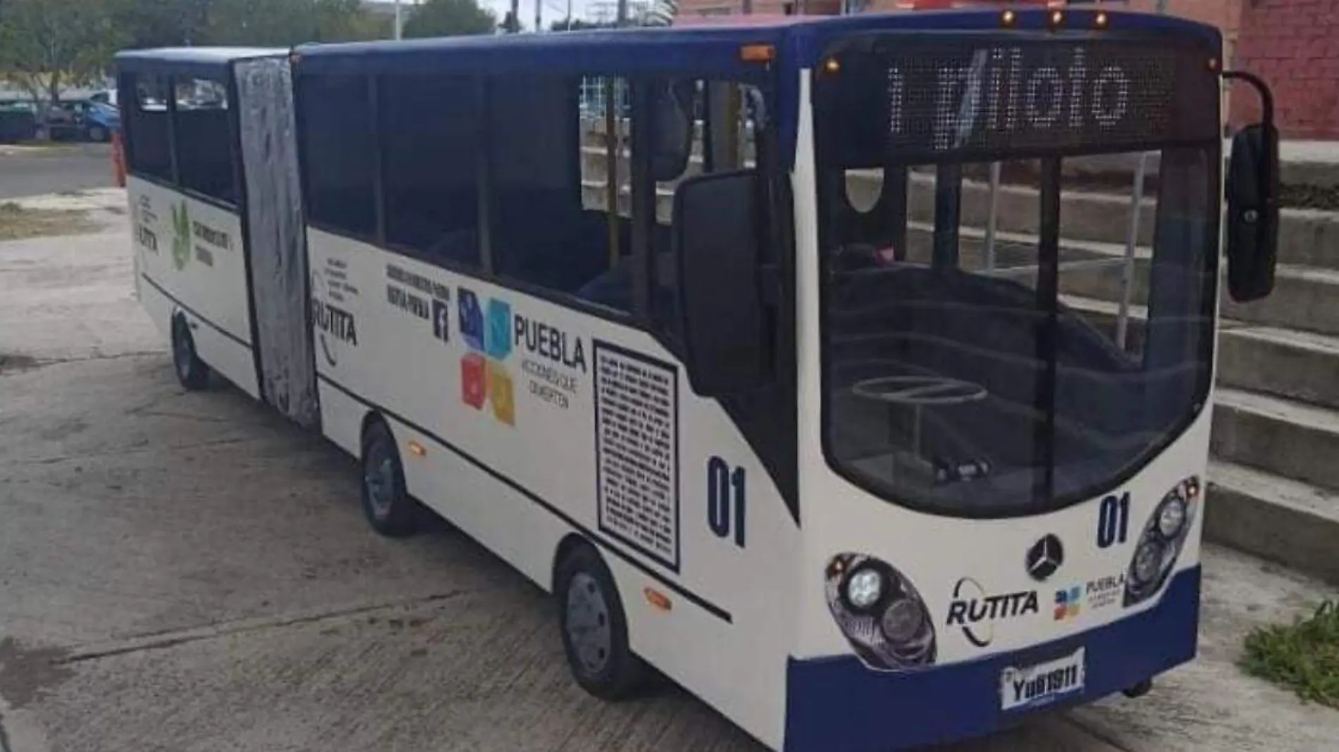 Rutita Puebla, el transporte para niños donde podrán divertirse